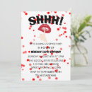 Search for funny surprise birthday invitations Shhh