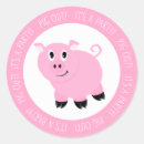 Search for small pig stickers For kids