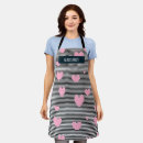 Search for heart shaped aprons Pink