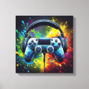 Search for gaming canvas prints Colourful