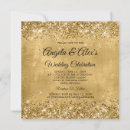 Search for girly wedding invitations Glitter