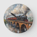 Search for steam train clocks Engine