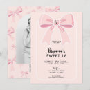 Search for chic sweet 16 invitations Girly
