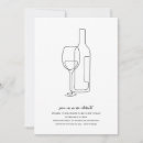 Search for wine glass invitations Black and white