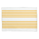 Search for yellow and white pillowcases Stripes