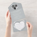 Search for platinum anniversary invitations Heart