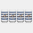 Search for stripes beer glasses White