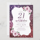 Search for burgundy 21st birthday invitations Elegant