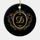 Search for gold frame christmas tree decorations Black