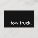 Search for tow truck business cards Automotive