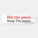 Search for anti gun bumper stickers Peace