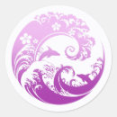 Search for purple hibiscus flower stickers Hawaiian