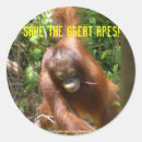 Search for save the orangutan stickers Borneo