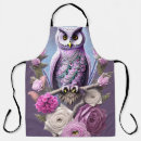 Search for owl bird aprons Purple