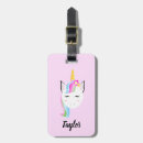 Search for unicorn luggage tags Pink