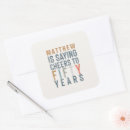 Search for 50th birthday decorations stickers Fifty