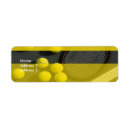 Search for tennis return address labels Yellow