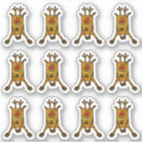 Search for funny nose stickers Deer