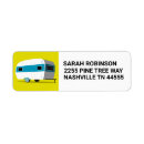 Search for trailer return address labels Vintage