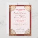 Search for traditional indian wedding invitations Red and gold