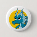 Search for cartoon dragon badges Illustration