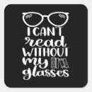 Search for reading glasses stickers Bookworm