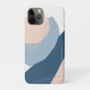 Search for geometric lines iphone cases Navy blue