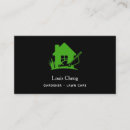 Search for green and black business cards Gardening