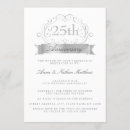 Search for silver anniversary invitations 25 years
