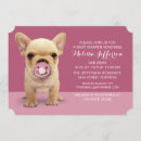 Search for cute puppy invitations Pink