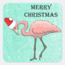 Search for santa hat christmas stickers Flamingo