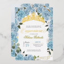 Search for light blue silver invitations Roses