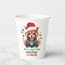 Search for christmas coffee paper cups Cute