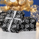 Search for biker wrapping paper Black