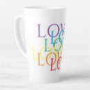 Search for valentine rainbow mugs Love is love