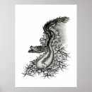 Search for black and white dragon posters Japanese