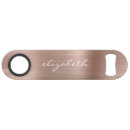 Search for rose gold bottle openers Script