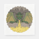 Search for dragons napkins Green dragon