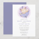 Search for purple umbrella baby shower invitations Whimsical