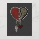 Search for romantic goth postcards Red