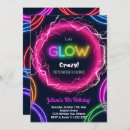 Search for lets glow crazy invitations For kids