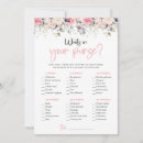 Search for purse party invitations What's in your purse