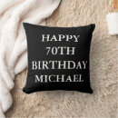 Search for 70th birthday cushions Party