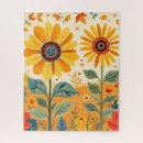 Search for sunflower puzzles Rustic