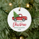 Search for truck christmas tree decorations Newlywed