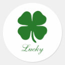 Search for lucky clover stickers Four leaf clover