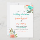 Search for mint and peach wedding invitations Chic