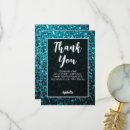 Search for sweet 16 thank you cards Blue
