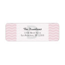 Search for pink chevron return address labels Pattern
