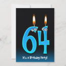 Search for 64th birthday invitations Funny